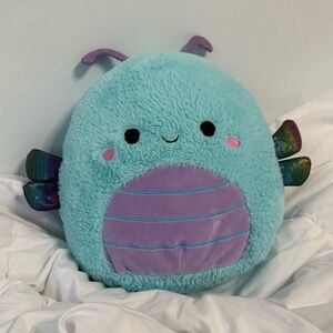 Squishmallows Fuzz-a-Mallow Heather the Teal Dragonfly